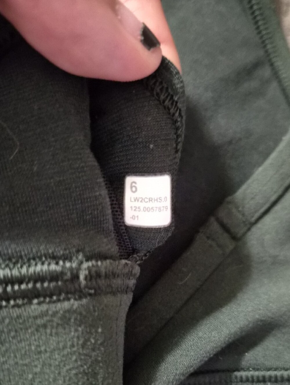 lululemon Rainforest Green Flow Y Bra Nulu Size 6 - Picture 2 of 4